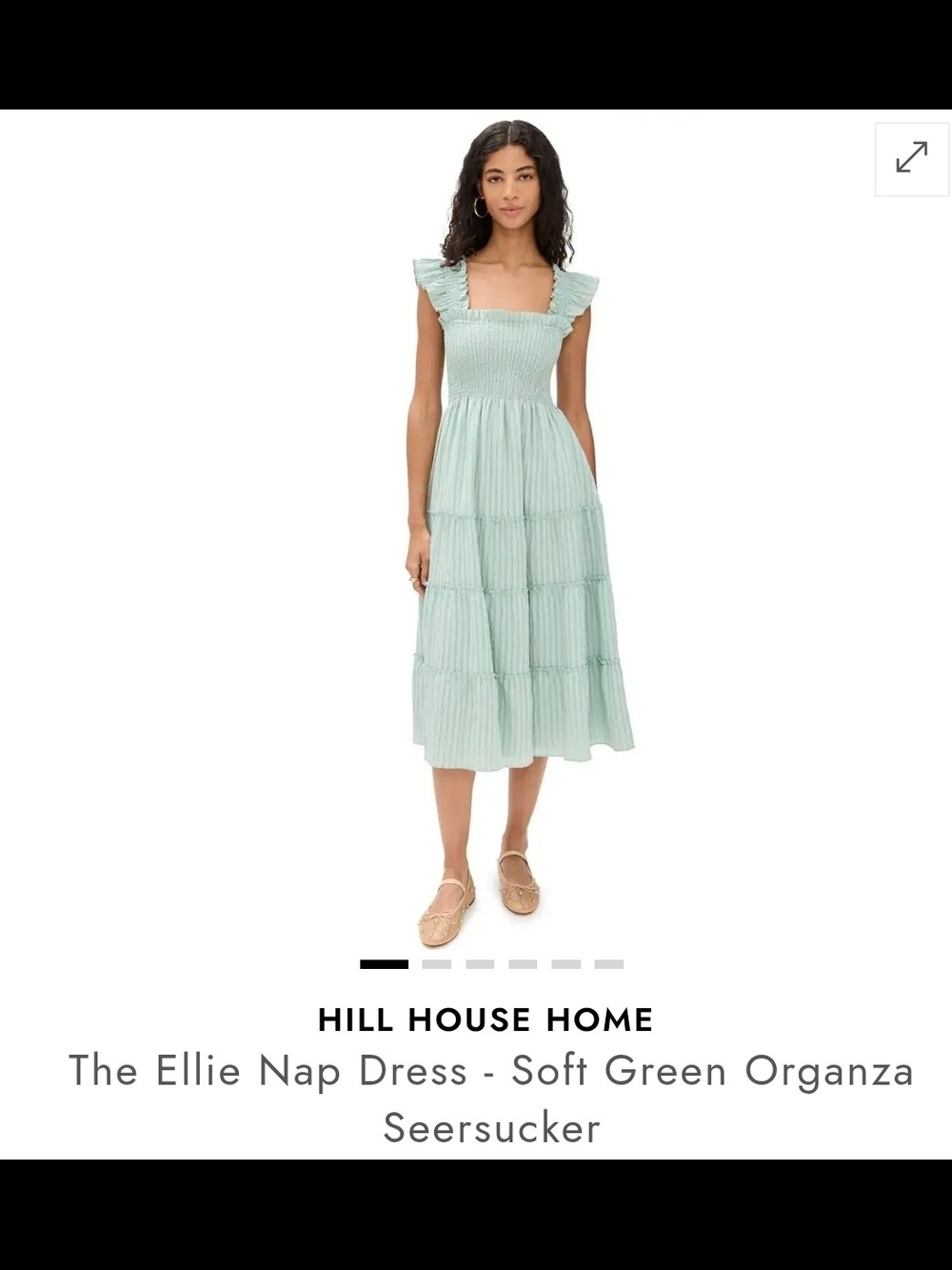 Hill House Ellie Nap Dress in Soft Green